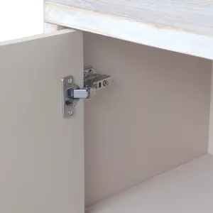 Accent Cabinet Farmhouse Style 4 Door Wooden Cabinet Sideboard Buffet Server Cabinet Storage Cabinet