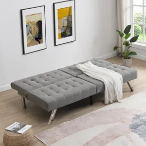 Futon Sofa Bed - Gray