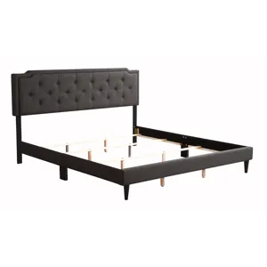 Deb - G1106-QB-UP Queen Bed (All in One Box) - Black