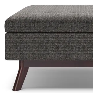 Owen - Coffee Table Storage Ottoman - Ebony