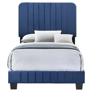 Lodi - G0409-TB-UP Twin Bed - Navy Blue