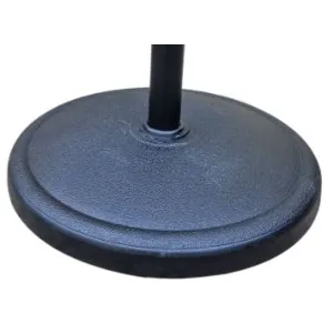 42 Pound Round Resin Umbrella Base - Black