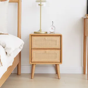 Bedside Cabinet, Modern Simple Nightstands North America - Oak