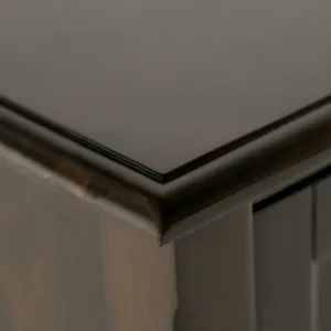 Burlington - Low Storage Cabinet - Mahogany Brown