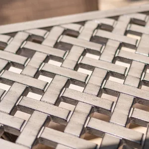 46X86\" Cast Aluminum Rectangle Table - Gray