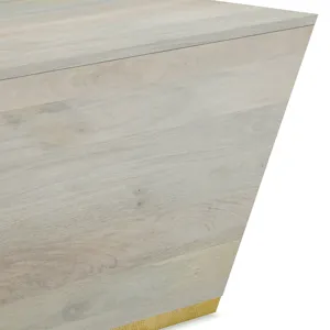 Abba - Square Coffee Table - White Wash