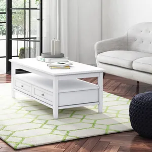 Warm Shaker - Coffee Table - White