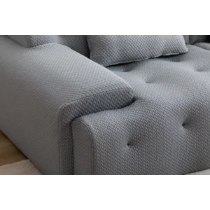 Large Size 2 Seater Sofa, Pure Foam Comfy Sofa Couch, Modern Lounge Sofa For Living Room, Apartment 