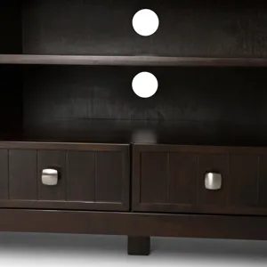 Acadian - 60\" TV Media Stand - Brunette Brown