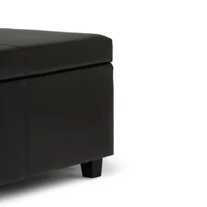 Avalon - Storage Ottoman Bench - Tanners Brown