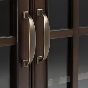 Connaught - Low Storage Cabinet - Dark Chestnut Brown