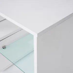 TV Stand With Storage 43\" LED Modern TV Media Console Entertainment Center With Drawer TV Cabinet F