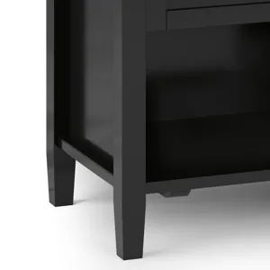 Warm Shaker - Bedside Table - Black
