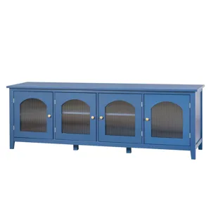 StylishTVcabinet Entertainment CenterTV Stand, TVconsoletable, Media Console, Solidwood Frame, Chang