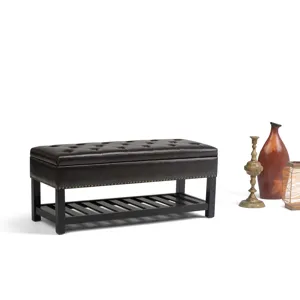 Lomond - Storage Ottoman Bench - Tanners Brown