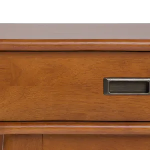 Draper - Mid Century End Table - Teak Brown