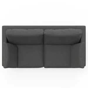 Ava - 76\" Mid Century Sofa - Pebble Gray