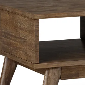 Clarkson - Lift Top Coffee Table - Rustic Natural Aged Brown