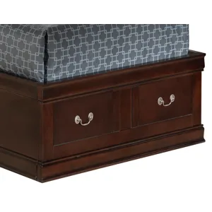 Louis Phillipe - G3125B-TSB Twin Storage Bed - Cappuccino