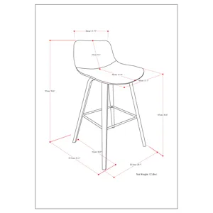 Randolph - Bentwood Counter Height Stool (Set of 2) - Black