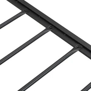 Queen Size Metal Platform Bed Frame With Upholsteryolstery Storage Function Headboard And USB Liner 