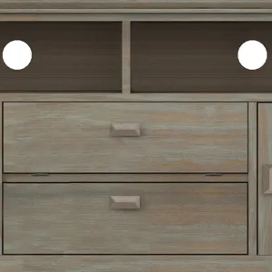 Artisan - 72\" TV Media Stand - Distressed Grey