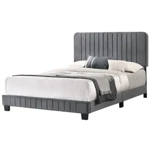 Lodi - G0408-KB-UP King Bed - Gray