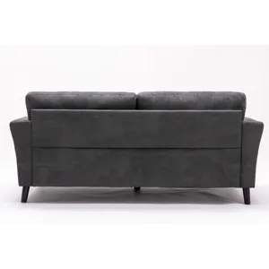 Damian - Woven Fabric Sofa - Gray