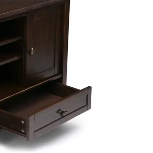 Warm Shaker - TV Media Stand - Tobacco Brown