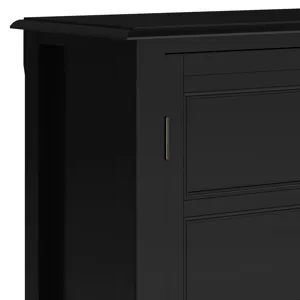 Burlington - Low Storage Cabinet - Black