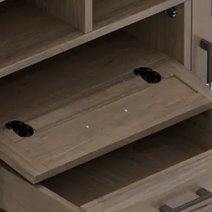 Ela - 72\" TV Media Stand - Smoky Brown