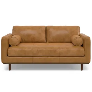 Morrison - 72" Sofa and Ottoman Set - Sienna