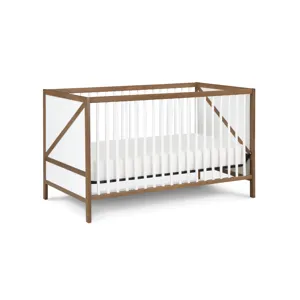 Pixie Zen - 3-in-1 Crib - Walnut/White