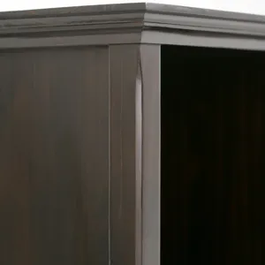 Amherst - 8 Cube Storage Sofa Table - Hickory Brown