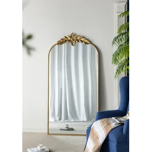 Full Length Mirror, Arched Mirror Hanging Or Leaning Against Wall, Large Mirror For Living Room - Go