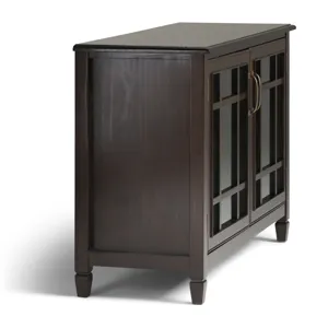 Connaught - Low Storage Cabinet - Dark Chestnut Brown
