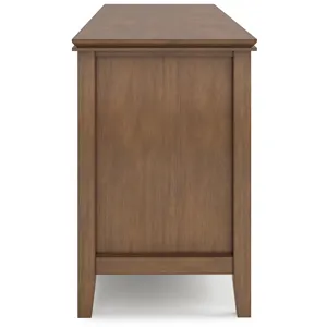 Artisan - 72" TV Media Stand - Rustic Natural Aged Brown