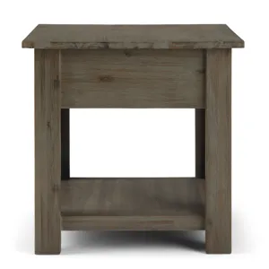 Monroe - End Table - Distressed Grey