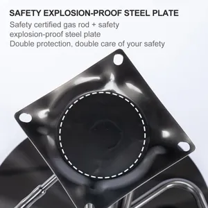 Black Titanium Stainless Steel Bar Stool, Grade Modern Leather Bar Chair With Backrest, Swivel Adjus