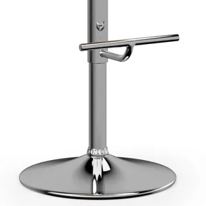 Amery - Adjustable Swivel Bar Stool - White