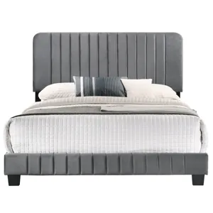 Lodi - G0408-KB-UP King Bed - Gray