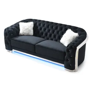 Sapphire - G0593A-S Sofa - Black