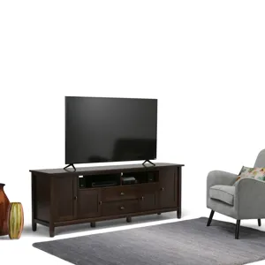Warm Shaker - 72\" TV Media Stand - Tobacco Brown