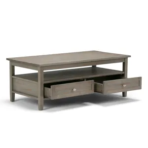 Warm Shaker - Coffee Table - Distressed Grey
