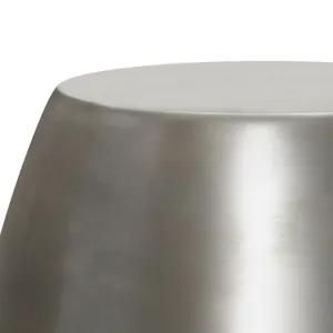 Flanigan - Metal Accent Table - Antique Silver