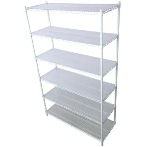 20\" 6 Tier 6000Lbs Capacity Nsf Metal Shelf Wire Shelving Unit, Heavy Duty Adjustable Storage Rack 