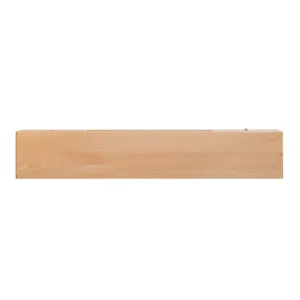 TV Cabinet With Chinese Changhong Glass Doors, Two Drawer Storage Space TV Standing - Natural