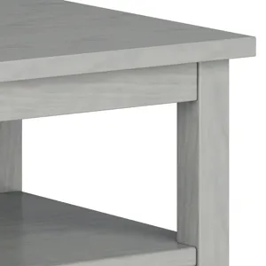 Warm Shaker - End Table - Fog Grey