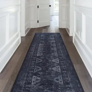 2\'6\'\' X 10\' Area Rugs, Washable Rug, Low-Pile, Non-Slip, Non-Shedding, Foldable, Kid & Pet Frien