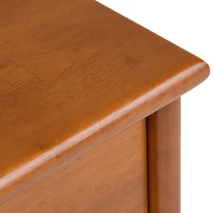 Draper - Mid Century Side Table - Teak Brown